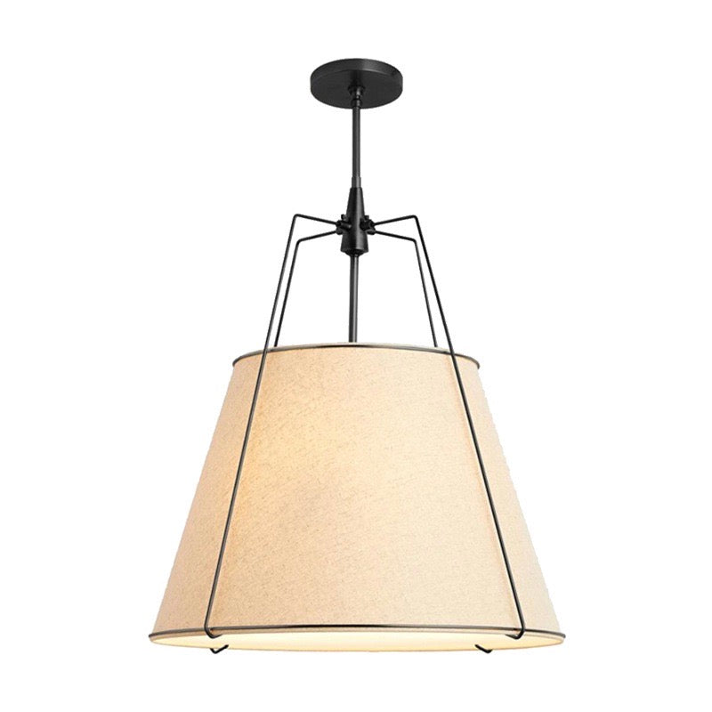 Modern Minimalist Fabric Tapered Pendant Lamp