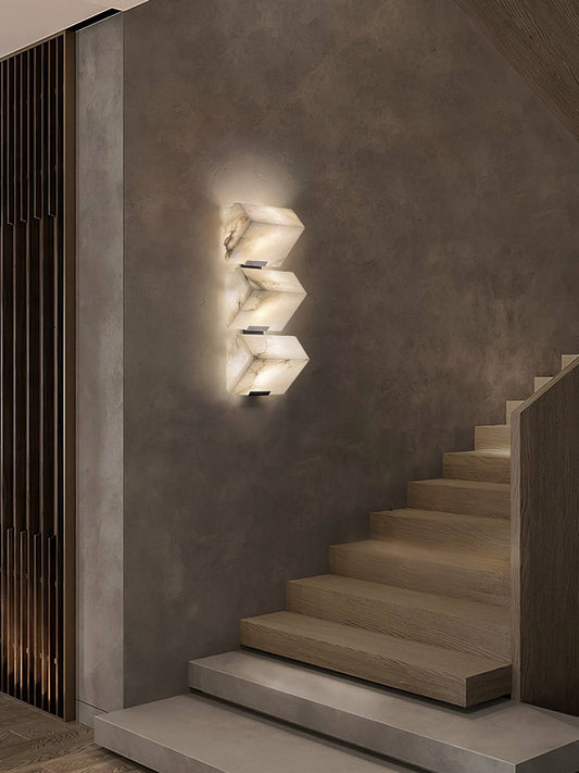 Modern Alabaster Staircase Wall Lamp