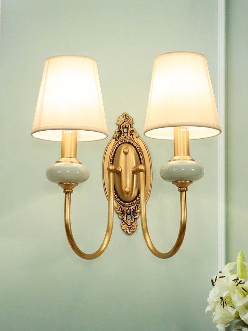 American Simple Ceramic Wall Sconce