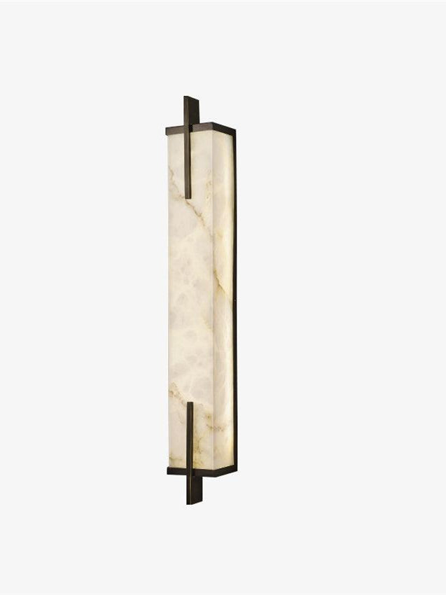 Rectangle Alabaster Wall Sconce