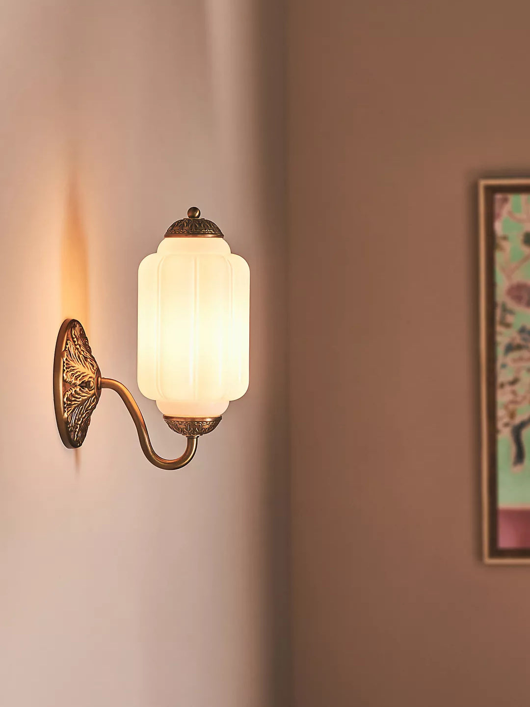 Cream Vintage Bedside Wall Sconce