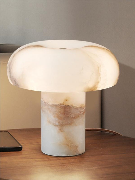 Modernity Artistry Mushroom Thod Alabaster Table Lamp