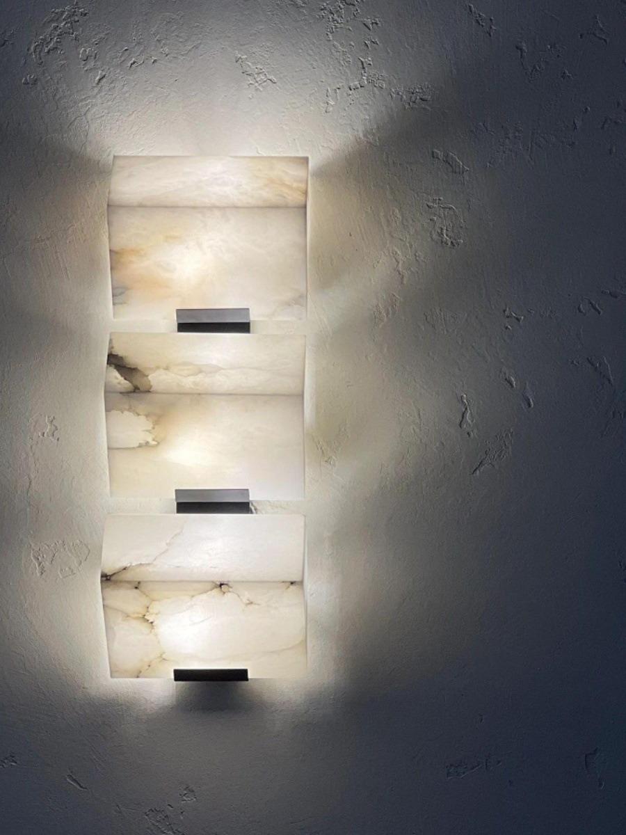 Modern Alabaster Staircase Wall Lamp