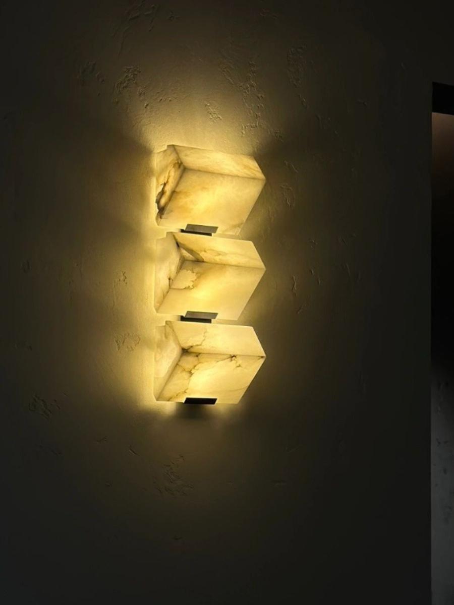 Modern Alabaster Staircase Wall Lamp